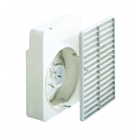 LUX F140 window-mounted exhaust fan with automatic opening/closing and switch with pullcord 1