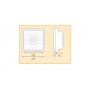 LUX FS40 window-mounted exhaust fan with fixed opening and switch with pullcord 3