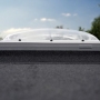 Velux CVP Integra electric acrylic clear flat roof dome 1