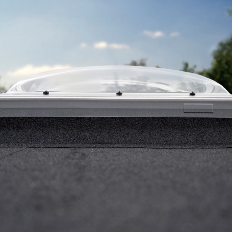 Velux CVP Integra electric acrylic opaque flat roof dome