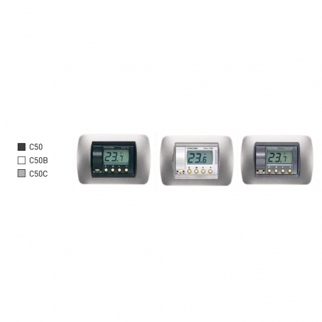 FantiniCosmi recessed electronic thermostat C50 with display