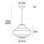 LineaLight suspension light SISTERS_ 1