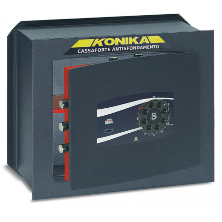 Stark KONIKA 260PTK wall safe with double key and combination discs