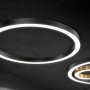 Panzeri suspension lamp Silver Ring b