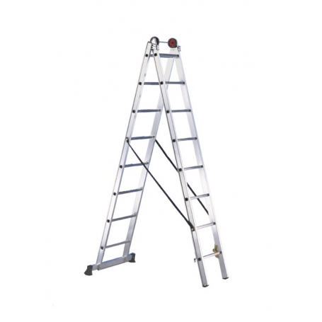 SVELT aluminium ladder in two trunks E2