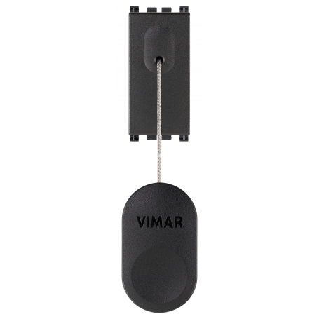 Vimar Arkè 19052 1P NO 10A cord-operated push button grey