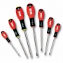 Usag screwdrivers for slotted and cross recessed screws 7pcs U03220254