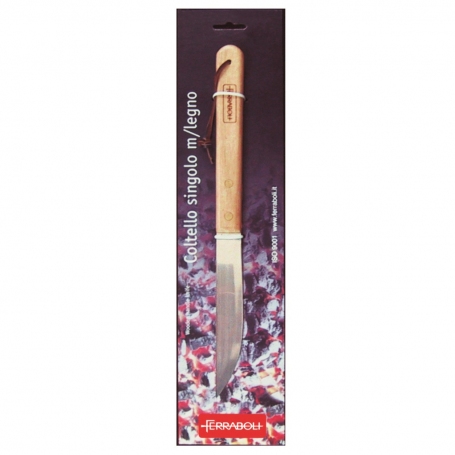 Ferraboli stainless steel knife with wooden handle