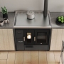 Eva Calòr Enrica pellet stove with oven and hob 3