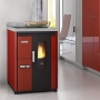 Eva Calòr Enrica pellet stove with oven and hob