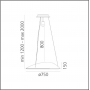 Artemide Design collection suspension lamp AMELUNA RGB1