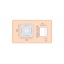 LUX L80 wall exhaust fan with adjustable humidity sensor 3