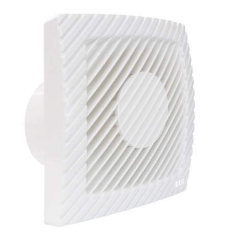 LUX L100C wall exhaust fan with adjustable humidity sensor and automatic opening and closing 1
