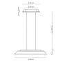 Artemide Design collection suspension lamp FEBEv