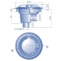 Astralpool Scarico di fondo per piscine con liner e prefabbricate circolare diametro 200 mm 1