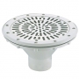 Astralpool inlet for liner pool Grille in white ABS