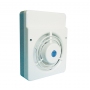 LUX V8 centrifugal wall exhaust fan with automatic opening/closing